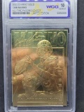 2000 23k gold Dan Marino WCG 10 football card