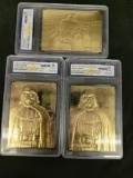 WCG 10 Darth Vader 23kt gold cards