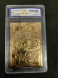 1998 Bleachers 23kt gold kiss card WCG 10