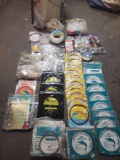 Fishing tackle lot. Hooks. line. wire. Leaders. Jigs.weights.