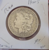 Morgan silver dollar 1900 s rare date nice original coin