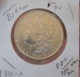 Morgan silver dollar 1886 blazing BU DDO Dble date vam nice frosty beauty