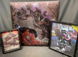 Venom / Spider-Man Wall Art. Canvas, Lenticular, 3D