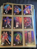 Bunder of basketball cards 1990s skybox 1991 fleer