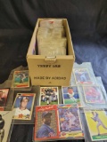 box of baseball cards Pete Rose, Randy Johnson, Kirby Puckett