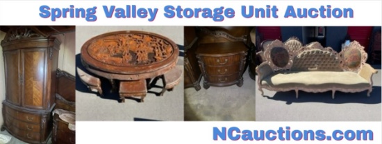 Spring Valley Storage Unit Furniture Auction
