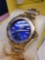 Invicta Men's Pro Diver Automatic 200m Blue Dial Gold Stainless Steel Watch 2305