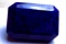 blue saphire massive 85++ ct deep blue earth mined gemstone with id card