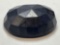 Opaque Oval Cut Dark Blue Spinel Gemstone 12.72g