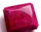 Ruby massive 99.50 ct blood red with gem id card earth mined beauty
