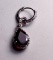 Antique ruby and diamond silver pendant very old with real gemstones 5+ ctw half carat dimonds