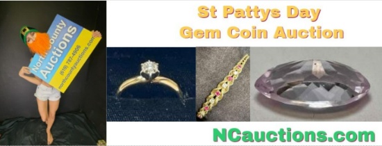 St Pattys Coin Gems Jewelry Auction