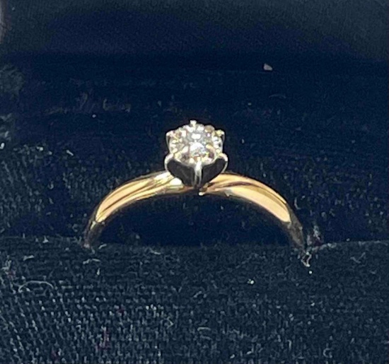14k Gold Diamond Ring by Carters Diamond