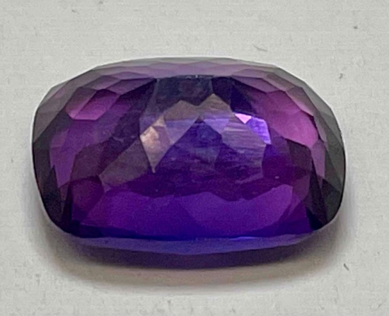 Emerald Cut Purple Sapphire Gemstone 2.1g