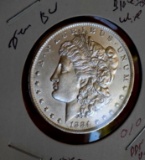 Morgan silver dollar 1884 o/o blazing gem bu beauty ddr frosty white pq