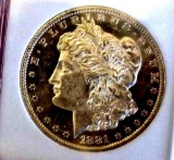 Morgan dollar 1881 o gem bu dmpl cameo glassy deep mirrors rare find !!