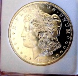 Morgan silver dollar 1880 S gem bu dmpl cameo monster black and white mega mirrors!!