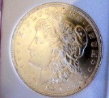 Morgan silver dollar 1921 gem bu blazing frosty white semi pl wow coin