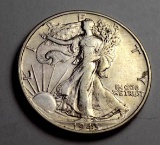 Walking liberty silver half 1943 au/bu frosty luster nice coin