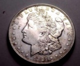 Morgan silver dollar 1921 gem bu from original roll light tones ms++++++