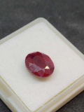 Ruby 4.06ct earth mined gemstone beautiful red color