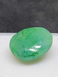Emerald 12.57ct massive stone earth mined beautiful sea green