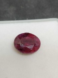 Red Ruby 4.12ct earth mined gemstone