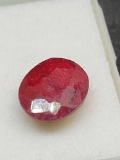 Ruby Blood Red 3.74ct earth mined gemstone