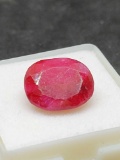 Red Ruby 6.36ct earth mined gemstone blood Red Beauty