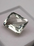 AAA Grade Lemon Quartz checkerboard cut Gemstone 5.17ct