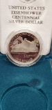 Eisenhower centennial silver dollar 1890-1990