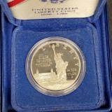 1986 liberty silver dollar coin