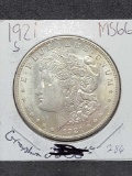 1921-s Morgan silver dollar 90% silver PL MS+++++66, Nice Cartwheels, Rarer Date.