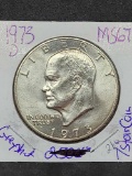 1973-D Kennedy silver Dollar