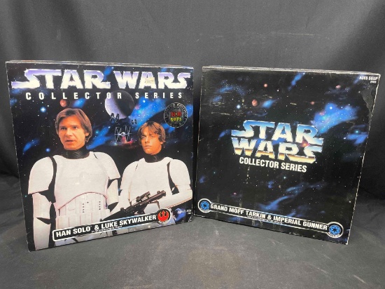 Han Solo /Luke Skywalker And Grand Moff Tarkin / Imperial Gunner 12 Inch