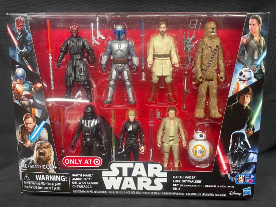 2016 Star Wars Saga 8 Figure Pack 3.75in Scale Target Exclusive Retired Set