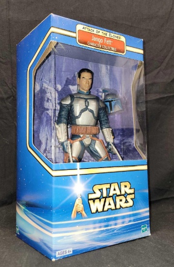 Attack Of The Clones 12 inch Jango Fett Action Figure Collectible 2002