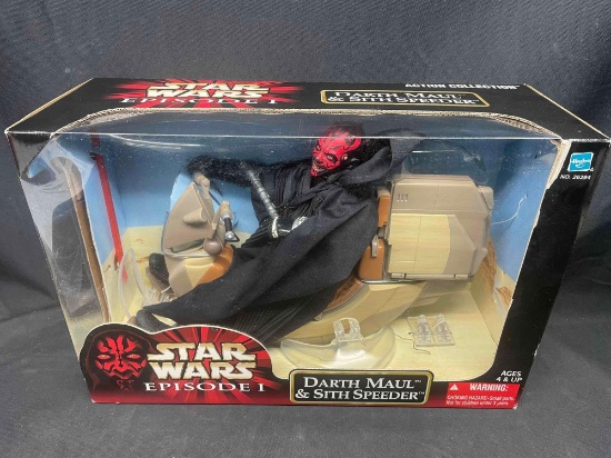 Darth Maul with Sith Speeder 12 Inch Action Figure. Episode I