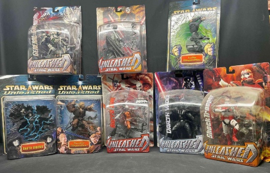 Star Wars Unleashed Action Figures / Statues. 2002-2005 Hasbro