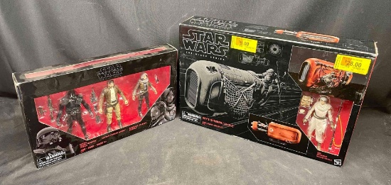 Black Series Rey w/ Speeder, Death Trooper, Cassian Andor, Jan Erso