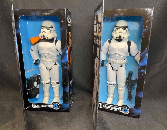 Collector Series 12 Inch Stormtrooper and Sandtrooper 1997 Hasbro