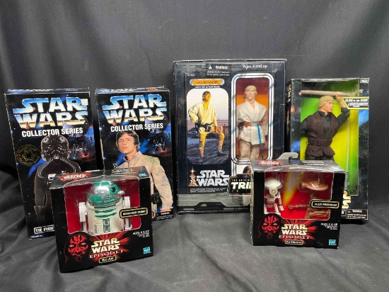 Large Lot of 12 Inch Scale Action Figures. Original Trilogy, Episode 1, more