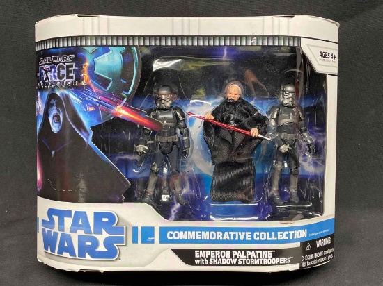 Commemorative Collection Emperor Palpatine and Shadow Stormtroopers Action Figures