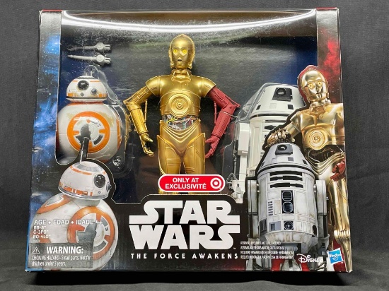 Target The Force Awakens 12 Inch C-3P0, BB-8 and R0-4L0 Action Figures
