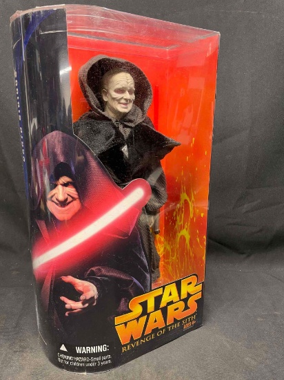 Star Wars Revenge of the Sith Darth Sidious Hasbro 12 Inch Action Figure 2005