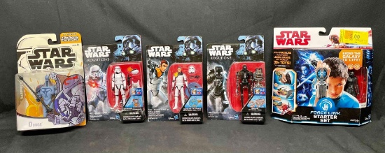 Rogue One Stormtrooper, K-2SO, Kanan Idade, Animated Durge Action Figures. Force Link