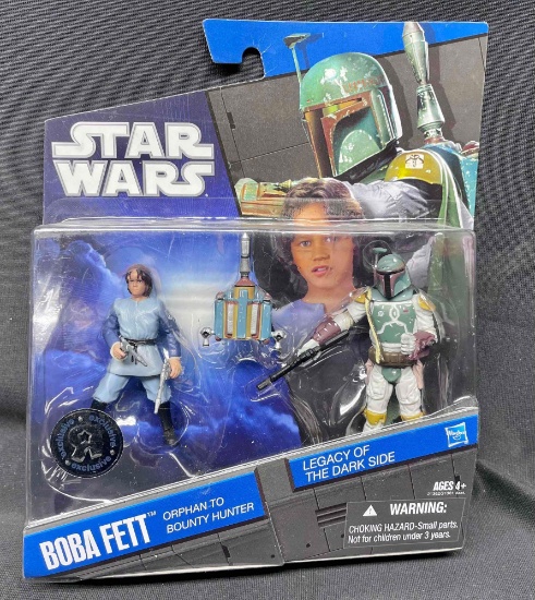 Star Wars Legacy of the Dark Side Boba Fett Orphan to bounty hunter 2 pack