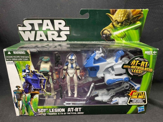 Star Wars Clone Wars 501st Legion AT-RT w/ ARF Trooper & TK-21