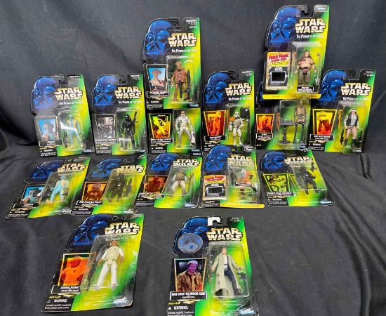 Lot of 15 Power Of The Force Action Figures