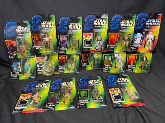 Lot of 15 Power Of The Force Action Figures